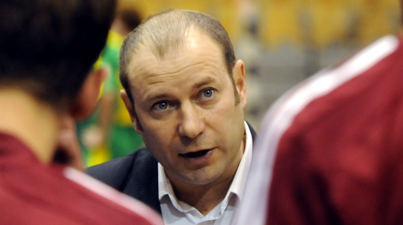 Latvijas telpu futbola izlases galvenais treneris Artūrs Šketovs
Foto: Zigismunds Zālmanis