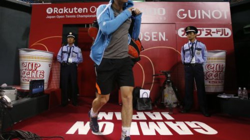 Endijs Marejs dodas kortā
Foto: Reuters/Scanpix