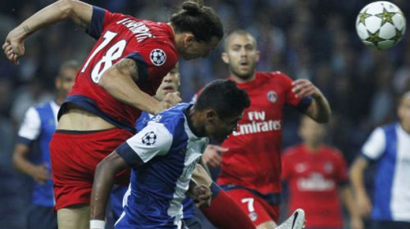 Zlatans Ibrahimovičs neizmanto lielisku izdevību
Foto: AP/Scanpix