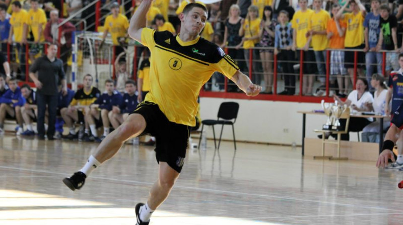 Vitālijs Borisenko spēlē pret līderi "Jūrmalas sports" guva 7 vārtus.
Foto: SK Latgols