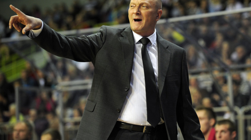 Ramūns Butauts spēlē pret "Triumph"
Foto: Romāns Kokšarovs, "Sporta Avīze", f64