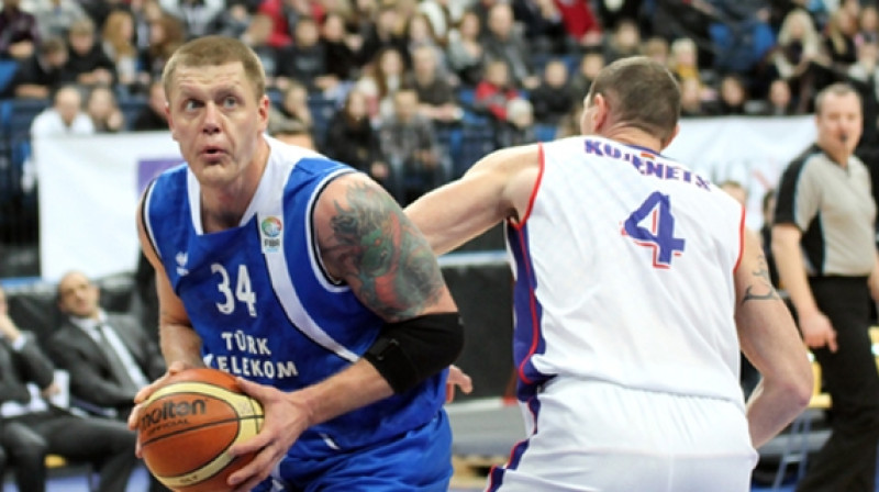 Kaspars Kambala "Turk Telekom" rindās pērn
Foto: trtspor.com.tr