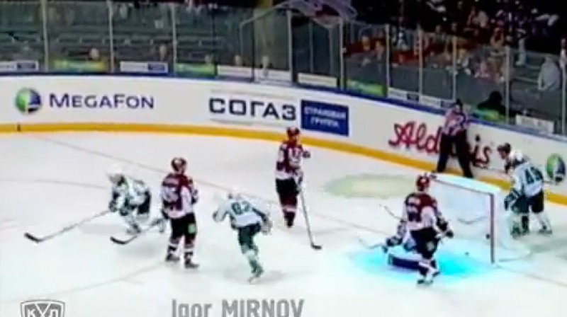 Nedēļas skaistākie vārti
Foto: KHL video