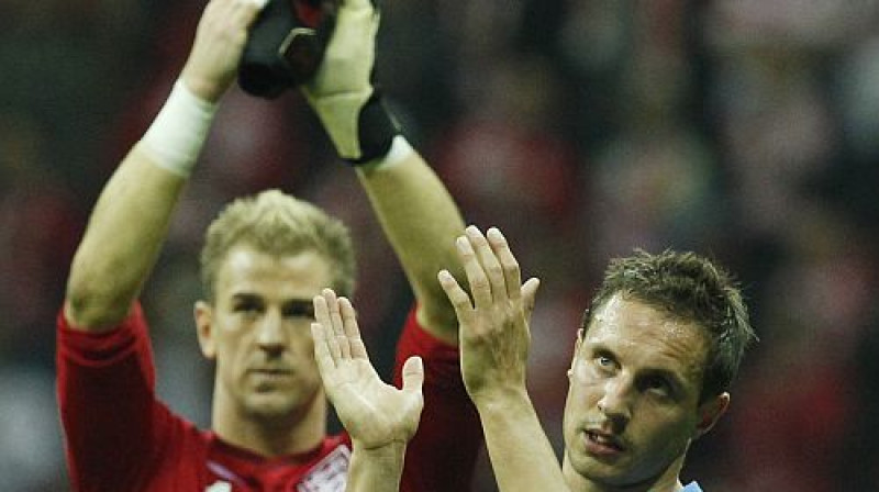 Anglijas futbolisti pēc spēles
Foto: AP/Scanpix