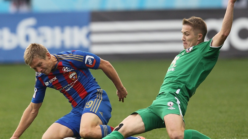 Aleksandrs Cauņa mačā pret "Rubin"
Foto: championat.ru