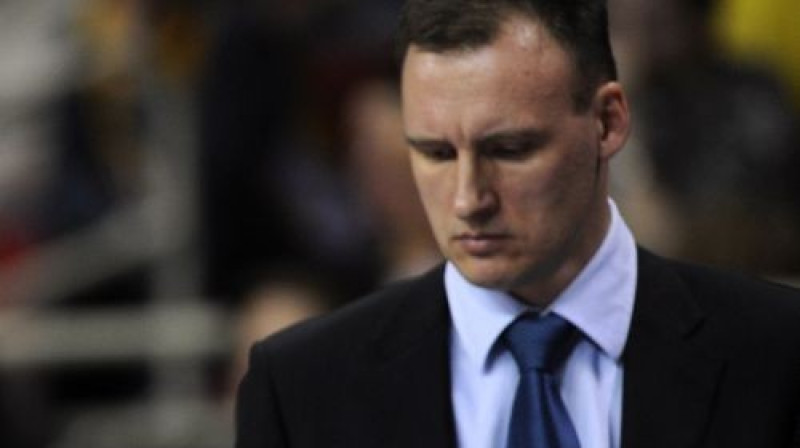 KP BA/DSN galvenais treneris Raivo Otersons 
Foto: Romāns Kokšarovs, Sporta Avīze, f64