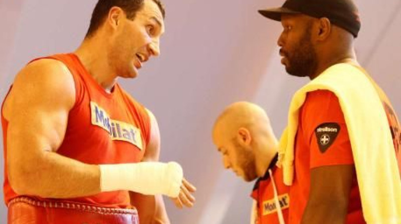 Vladimirs Kļičko un Džonatans Benks
Foto: bild.de