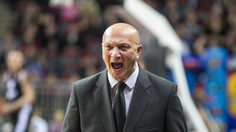 "VEF Rīga" galvenais treneris Ramūns Butauts
Foto: Mikus Kļaviņš, vefriga.com