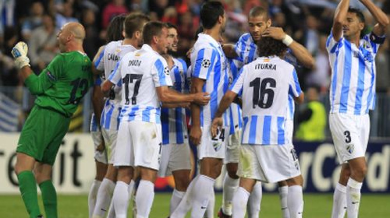 "Malaga" svin uzvaru pret "Milan" (1:0)
Foto: AFP/Scanpix