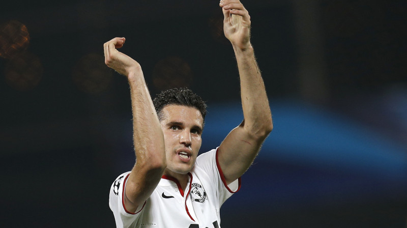 Robins van Pērsijs rīt spēlēs pret bijušo komandu "Arsenal" 
Foto: AP/Scanpix