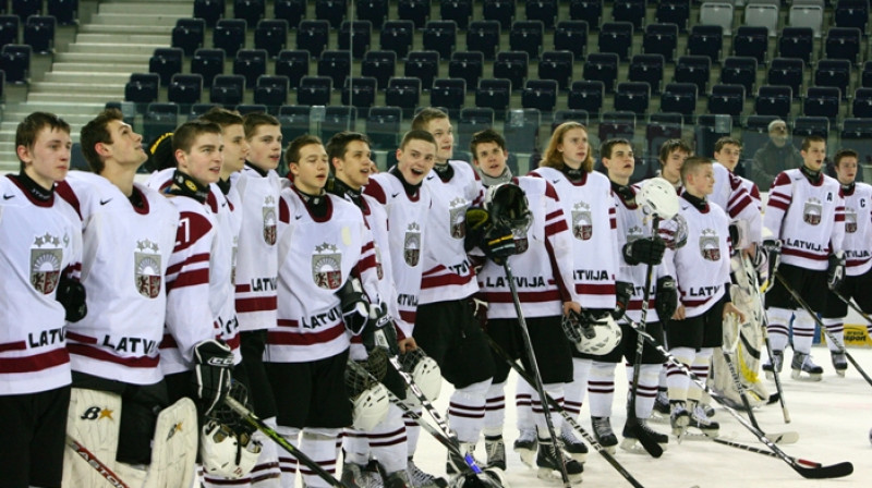 Latvijas U17 hokeja izlases sezonas galvenais starts būs Eiropas jaunatnes ziemas olimpiāde.
Foto: Dainis Caune