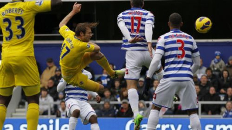 Gorkšs gūst pirmos vārtus Anglijas Premjerlīgā
Foto: Scanpix Sweden