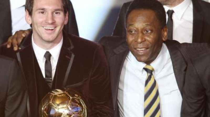 Lionels Mesi un Pelē
Foto: AP / Scanpix