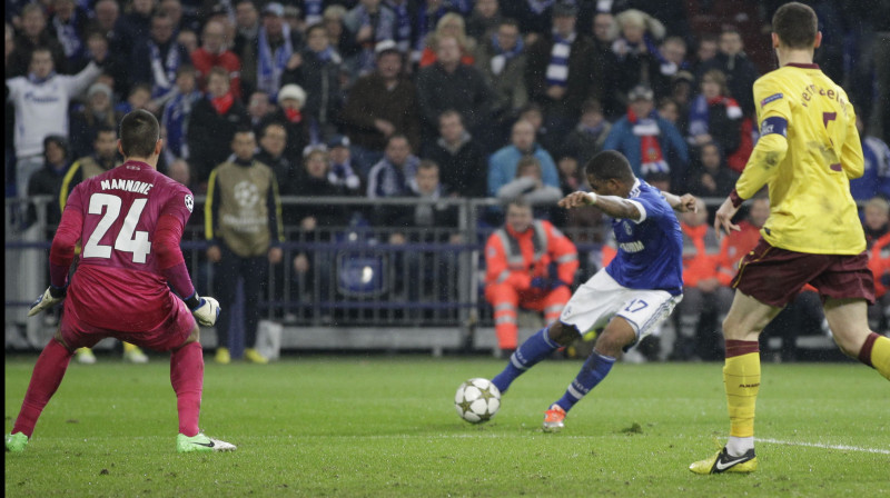 ''Schalke'' gūst otros vārtus
Foto: AP/Scanpix