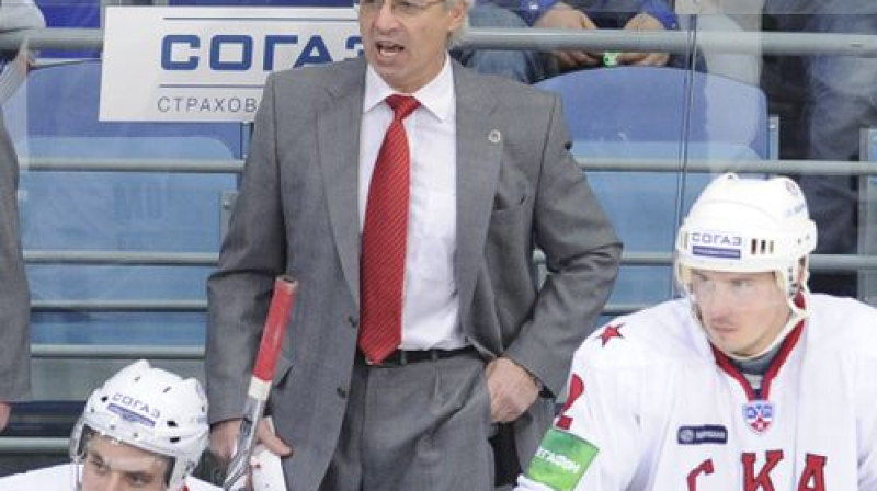 Jaunais "Lev" galvenais treneris Vāclavs Sikora, kurš savulaik strādāja arī ar Sanktpēterburgas SKA
Foto: ITAR-TASS/Scanpix