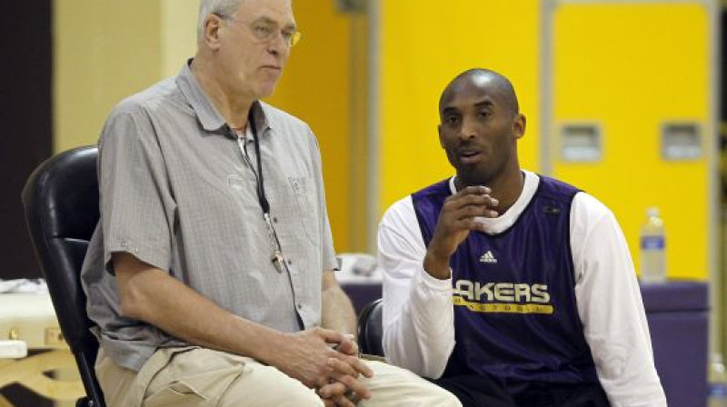 Fils Džeksons un Kobī Braients 2010. gada jūnijā
Foto: Reuters/Scanpix