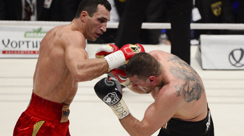 Vladimirs Kļičko un Mariušs Vahs
Foto: AP/Scanpix