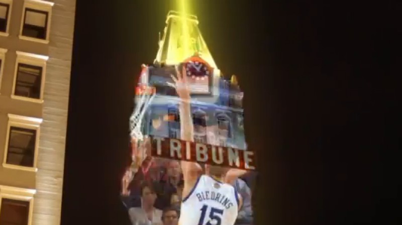 Andris Biedriņš
Foto: no "Warriors" video