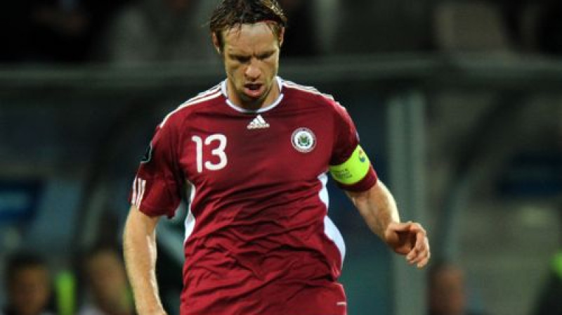 Latvijas izlases kapteinis Kaspars Gorkšs
Foto: Romāns Kokšarovs, Sporta Avīze, f64