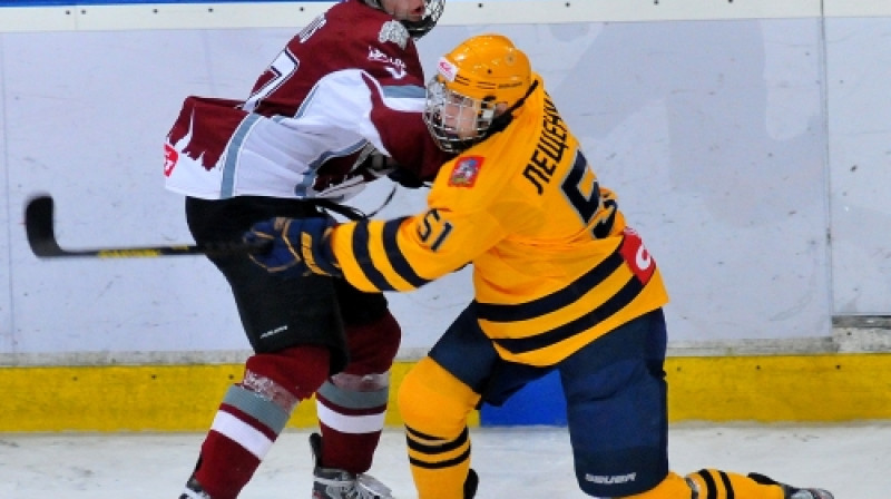 "Atlanti" šovakar četrus vārtus guva astoņās minūtēs
Foto: Romualds Vambuts