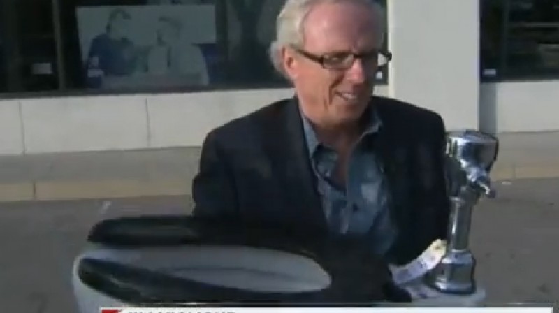 Laimīgais poda ieguvējs
Foto: no "Global National" video