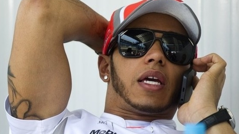 Luiss Hamiltons "McLaren" laikos
Foto: AFP/Scanpix