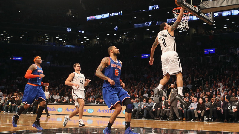 Derons Viljamss noslēdz uzbrukumu
Foto: AFP/Scanpix