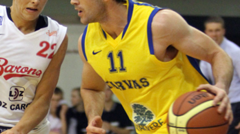 Reimo Tams spēlē pret "Baronu"
Foto: Renārs Buivids