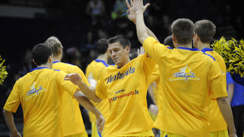 BK Ventspils: FIBA Izaicinājuma kausā sešas uzvaras sešās spēlēs.
Foto: Romāns Kokšarovs, Sporta Avīze, f64