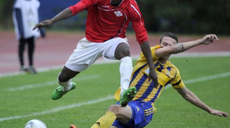 Patriks Tvumasi bija viens no sezonas spilgtākajiem atklājumiem
Foto: Romāns Kokšarovs, Sporta Avīze, f64