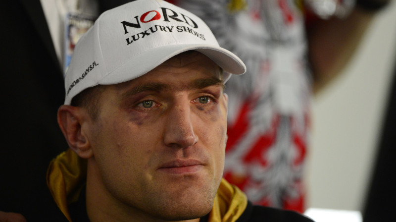 Mariušs Vahs pēc cīņas pret Vladimiru Kļičko
Foto: AFP/Scanpix