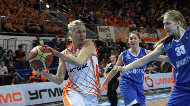 Anete Jēkabsone-Žogota: 5 punkti pret "USO Mondeville" un 10-0 Eirolīgas kopvērtējumā
Foto: www.basket.ugmk.com
