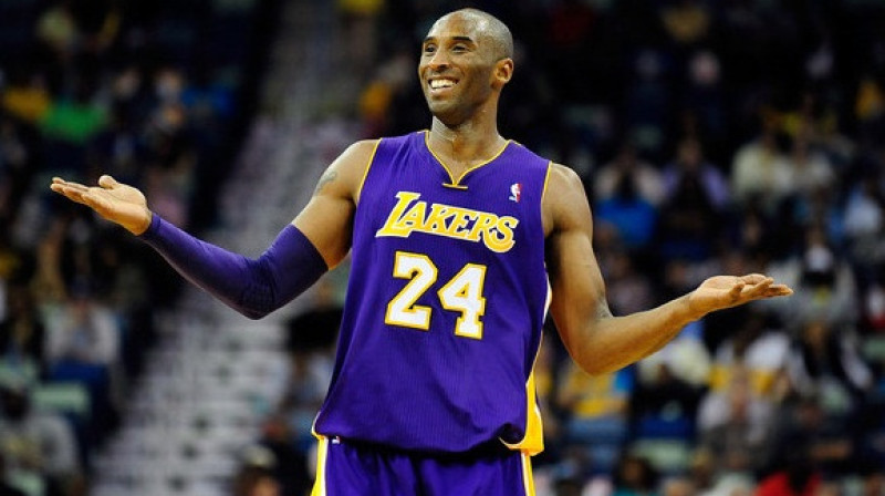 Kobe Braients 2012. gada 5. decembra spēlē pret "New Orleans Hornets" kļuva par piekto spēlētāju NBA vēsturē, kurš karjeras laikā savācis vairāk nekā 30 000 punktu
Foto: AFP/Scanpix