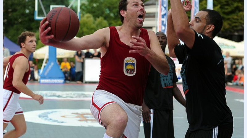 Rūdolfa Jurciņa lomas atveidotājs filmā - akrieris Mārcis Manjakovs.

Foto:sapnukomanda.lv