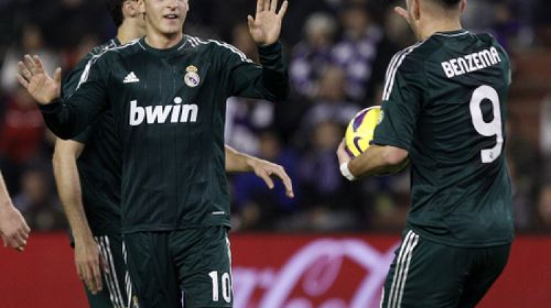 Mesuts Ezils pēc vārtu guvuma
Foto: AFP/Scanpix