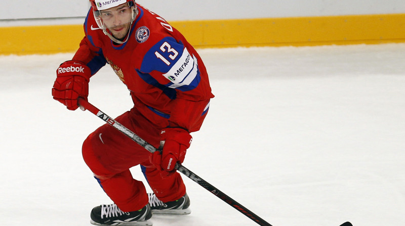 Pāvelam Dacjukam šovakar divas rezultatīvas piespēles
Foto: ITAR-TASS/Scanpix