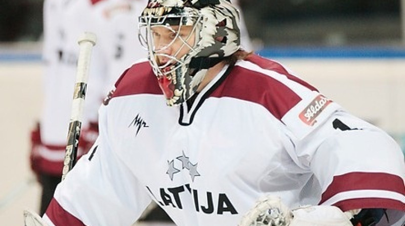 Izlases vārtus šovakar sargāja Mārtiņš Raitums