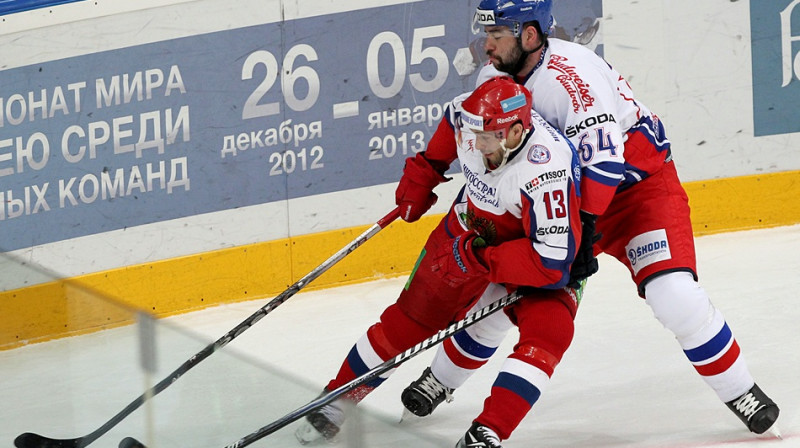 Pāvels Dacjuks šodien bija galvenais spēks uzbrukumā
Foto: www.championat.com