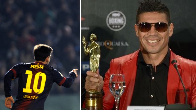 Lionels Mesi un Serhio Martiness
Foto: AFP / Scanpix