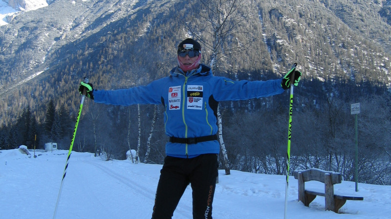 Jānis Paipals. Pagaidām neforsē, bet pakāpeniski gatavojas nākamās sezonas galvenajam startam. Foto: no Paipala personīgā arhīva.
