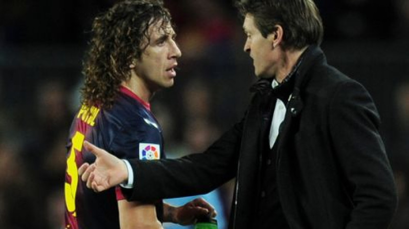 Karless Pujols un Tito Vilanova
Foto: AFP/Scanpix