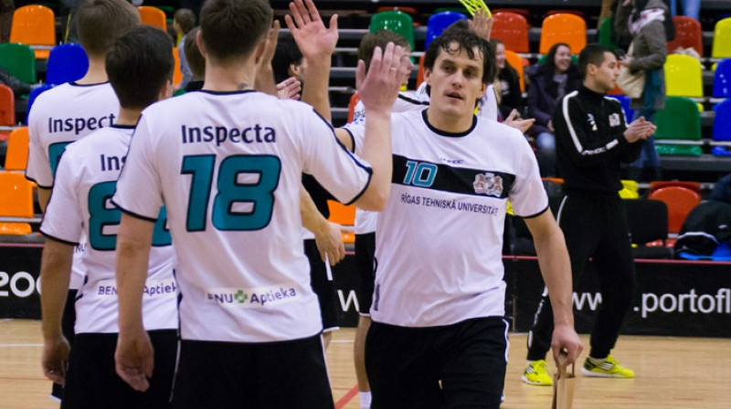 Labākais "Kuršu" un "RTU/Inspecta" spēlē - Atis Blinds
Foto: Jānis Rozenšteins, floorball.lv