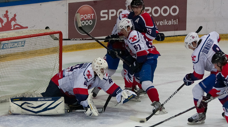 Jānis Straupe vienmēr savas komandas uzbrukuma smailē.
Foto: skliepajasmetulurgs.lv