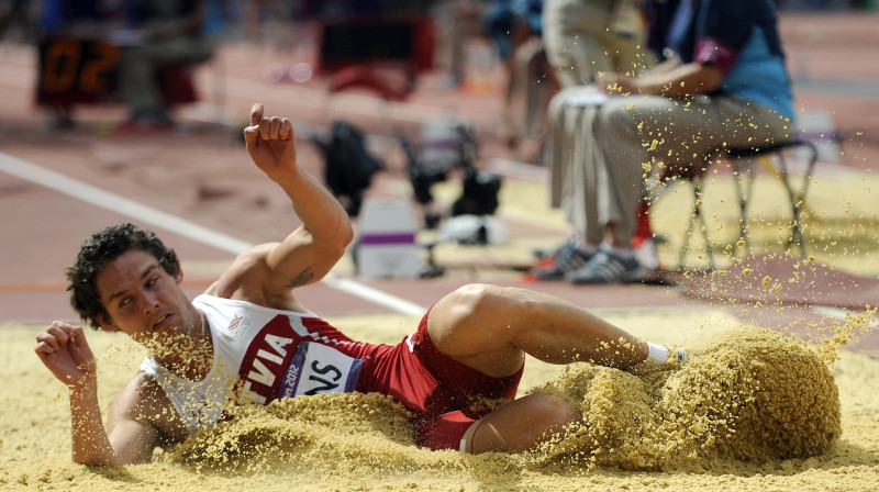 Edgars Eriņš vasarā piedalījās Londonas olimpiskajās spēlēs 
Foto: Romāns Kokšarovs, Sporta Avīze, f64