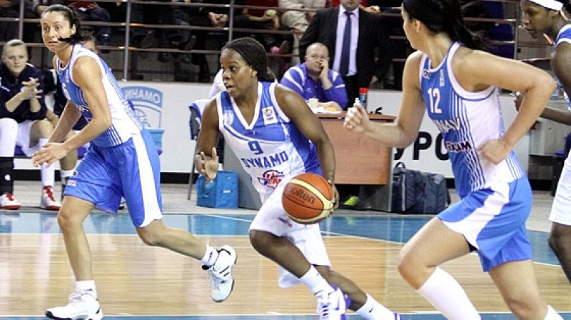 Aizsardze Epifānija Prinsa pārstāv Alfrēda Vainauska trenēto Kurskas "Dynamo"
Foto: FIBA Europe