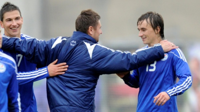 Vitālijs Maksimenko, Marians Pahars un Romāns Amirhanovs
Foto: Romāns Kokšarovs (f64)