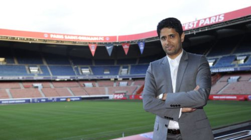 PSG prezidents Nasers Al Kelaifi
Foto: AFP/Scanpix
