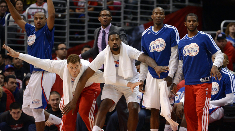 Losandželosas "Clippers" spēlētāji
Foto: AFP