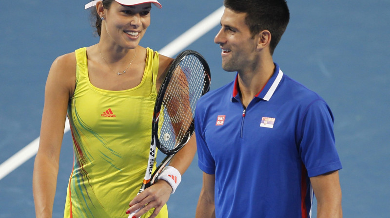 Ana Ivanoviča un Novaks Džokovičs
Foto: Professional Sport/Scanpix