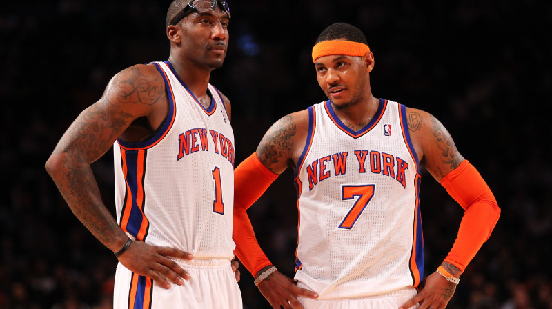 Amarē Stademairs un Karmelo Entonijs
Foto: AFP